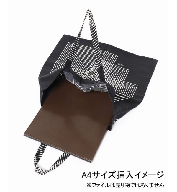 journal standard L'essage「【AENEIS/エネス】MINIMAL ILLUSION SILK TOTE BAG：トートバッグ」|トートバッグ|
