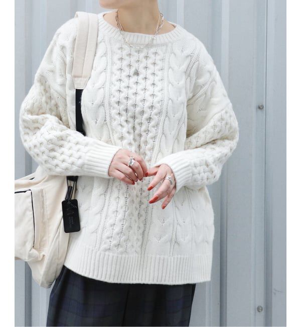 journal standard luxe「アランプルオーバー」|ニット・セーター|ホワイト