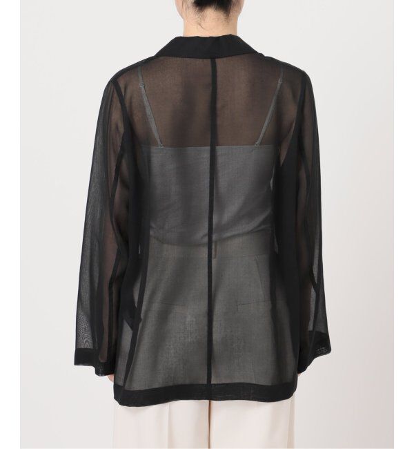 NOBLE「《追加》ソフトオーガンジーシアージャケット 2」|テーラードジャケット|