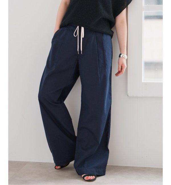 Spick and Span「コットンレーヨンドロストフレアパンツ」|その他|