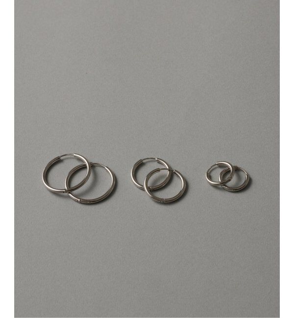 Lilas by Spick&Span「《WEB限定》ハーフオープンフープピアスL PT(両耳)」|ピアス|