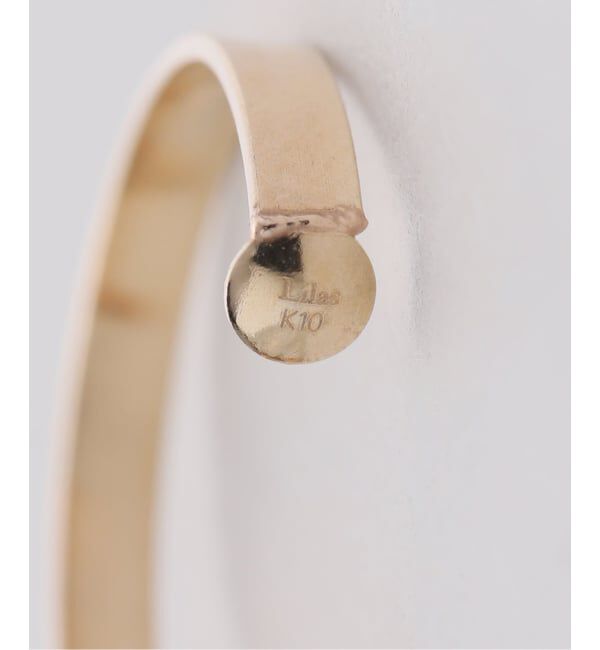 Lilas by Spick&Span「6mmパールフープカフイヤリング K10（片耳）」|イヤリング|