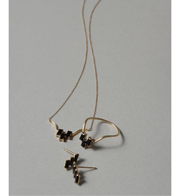 Lilas by Spick&Span「セミトーンオニキスネックレス K10」|ネックレス|