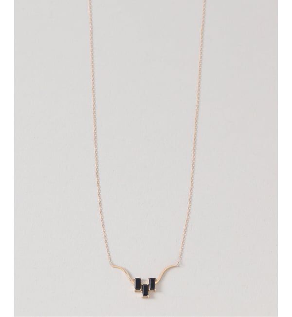 Lilas by Spick&Span「セミトーンオニキスネックレス K10」|ネックレス|