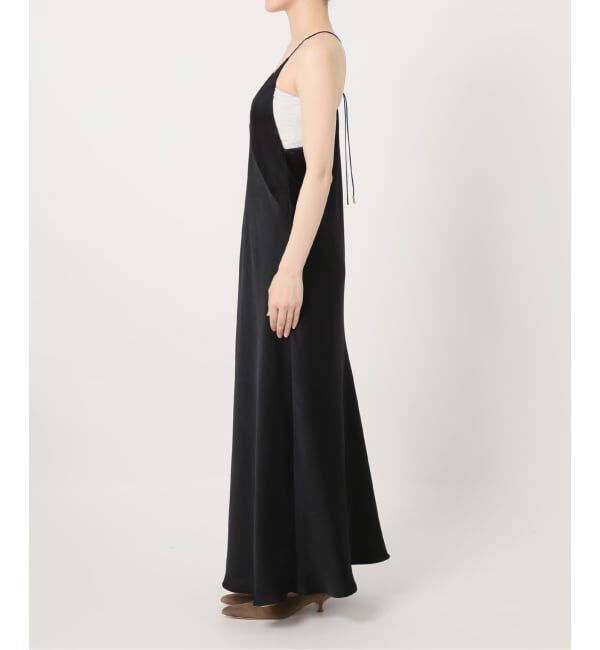 NOBLE「《26SS先行予約》サテンアジャストキャミワンピース」|ワンピース|