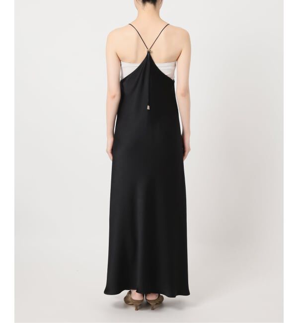NOBLE「《26SS先行予約》サテンアジャストキャミワンピース」|ワンピース|