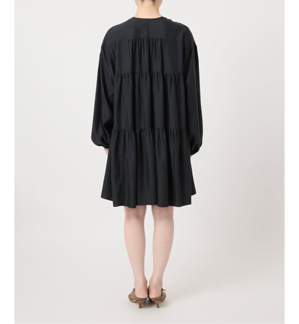 NOBLE「《26SS先行予約》ヴィンテージツイルギャザーミニワンピース」|ワンピース|