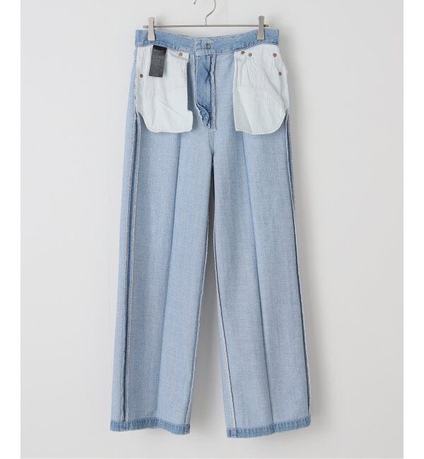  「【洗える】RED CARD TOKYO/レッドカードトーキョー Slogan denim」|デニム|