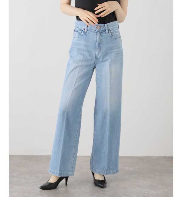  「【洗える】RED CARD TOKYO/レッドカードトーキョー Slogan denim」|デニム|サックスブルー