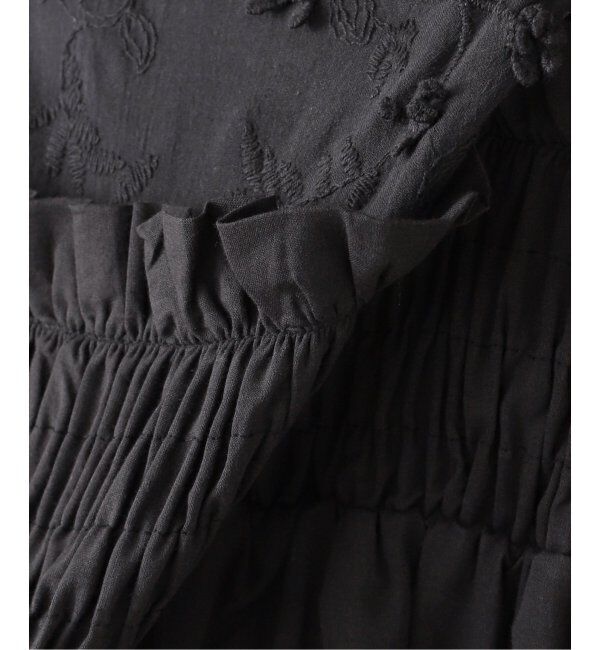  「【洗える】3D刺繍ノースリワンピース」|ワンピース|