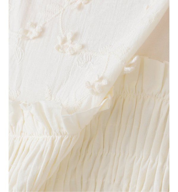  「【洗える】3D刺繍ノースリワンピース」|ワンピース|