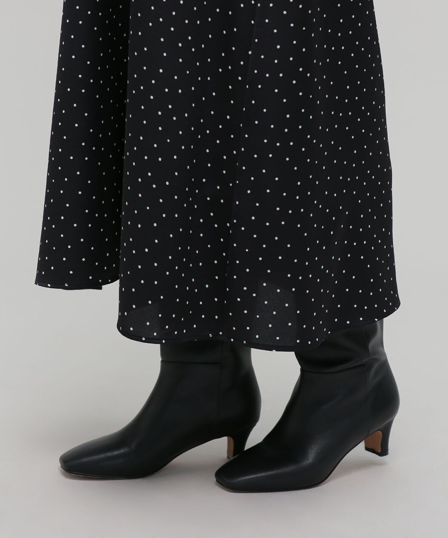 nano･universe「LB.03/ドットVネックワンピース」|ワンピース|