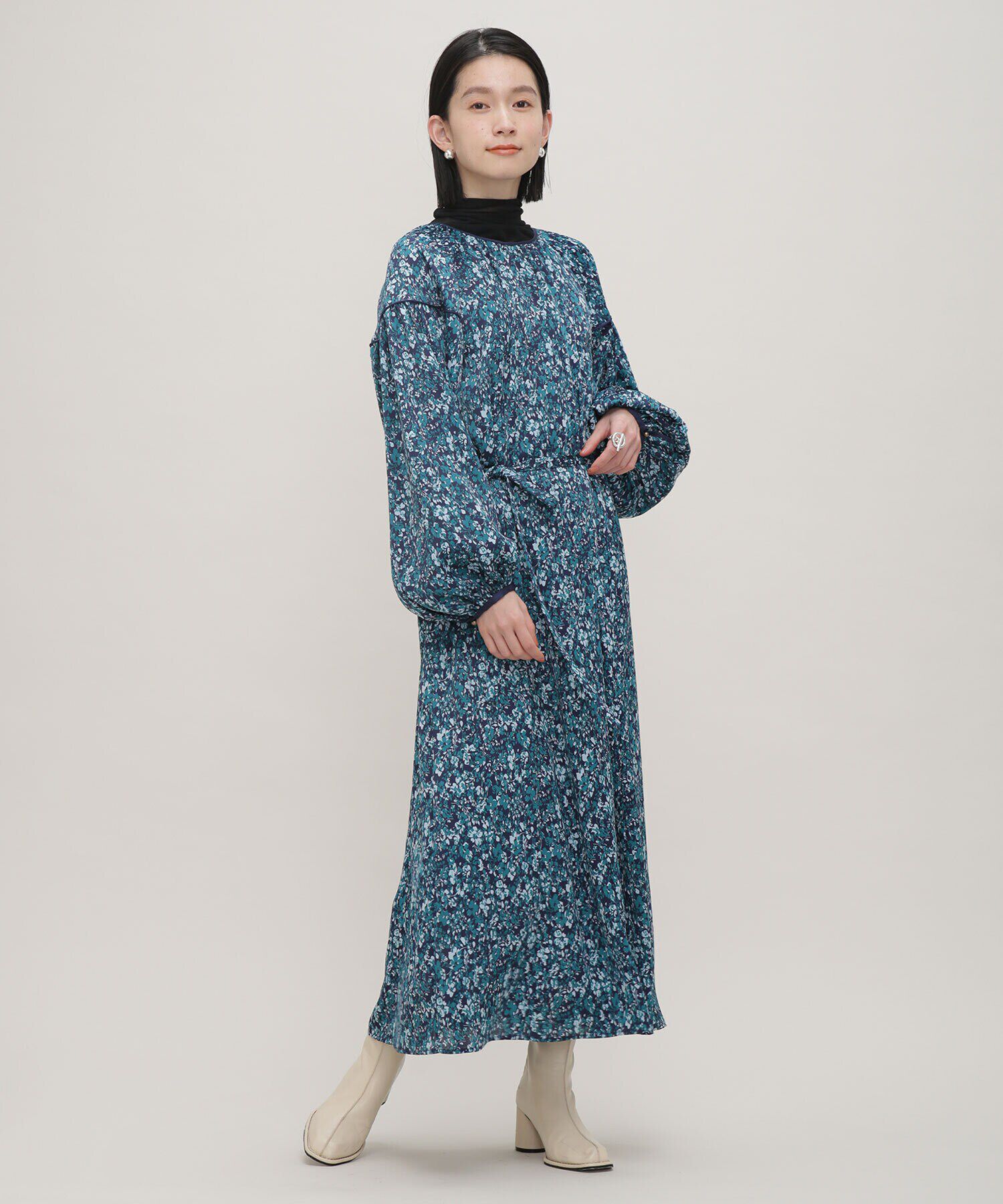 nano･universe「LB.03/ボタニカルプリントワンピース」|ワンピース|