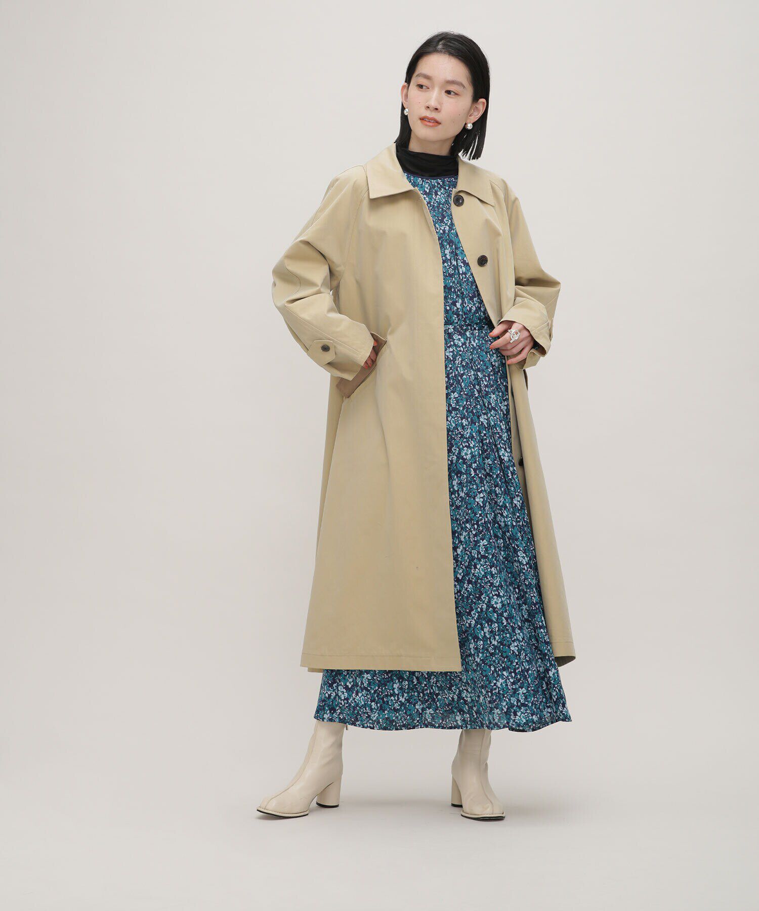 nano･universe「LB.03/ボタニカルプリントワンピース」|ワンピース|