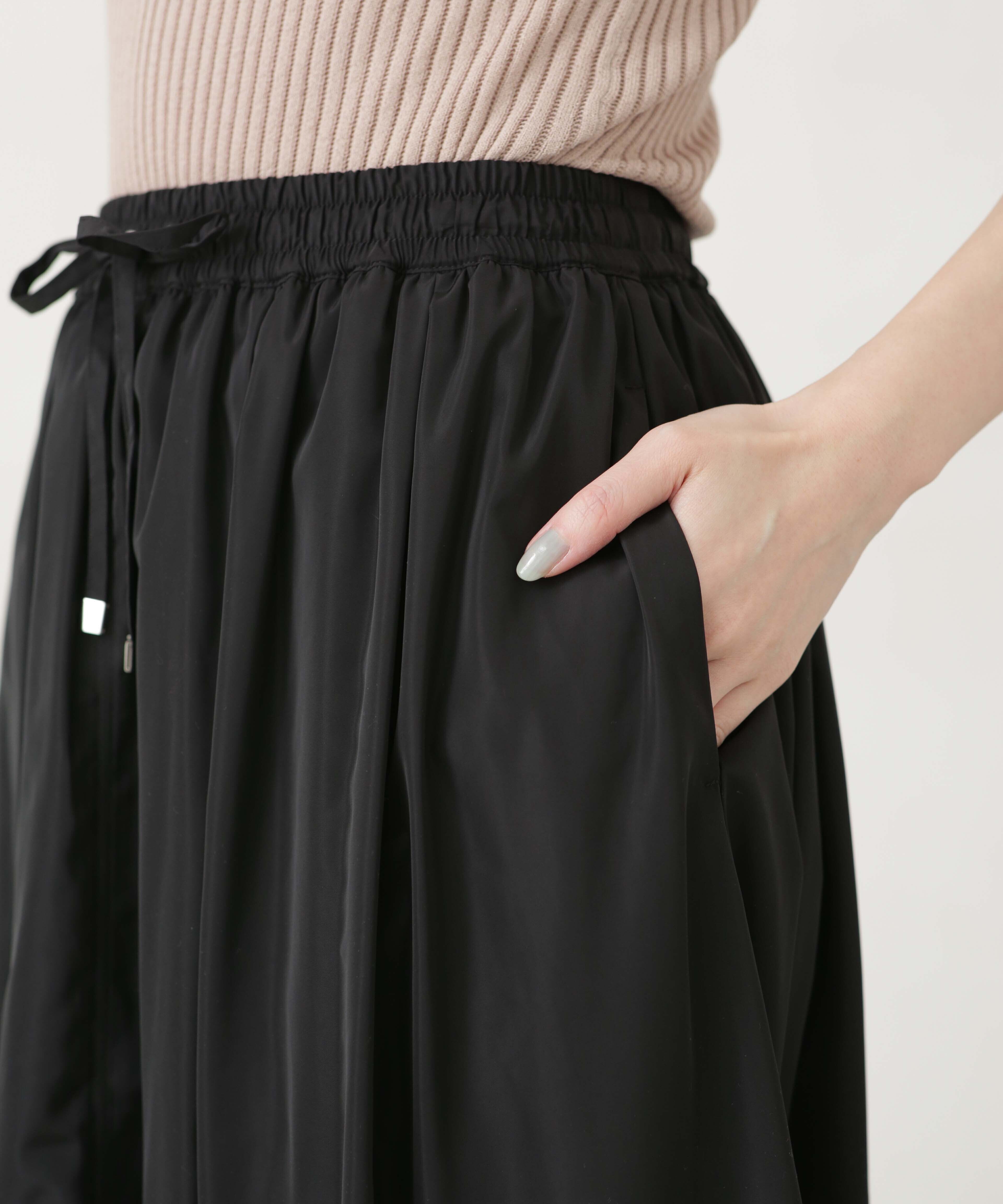 nano･universe「LB.04/タフタギャザーボリュームスカート」|スカート|