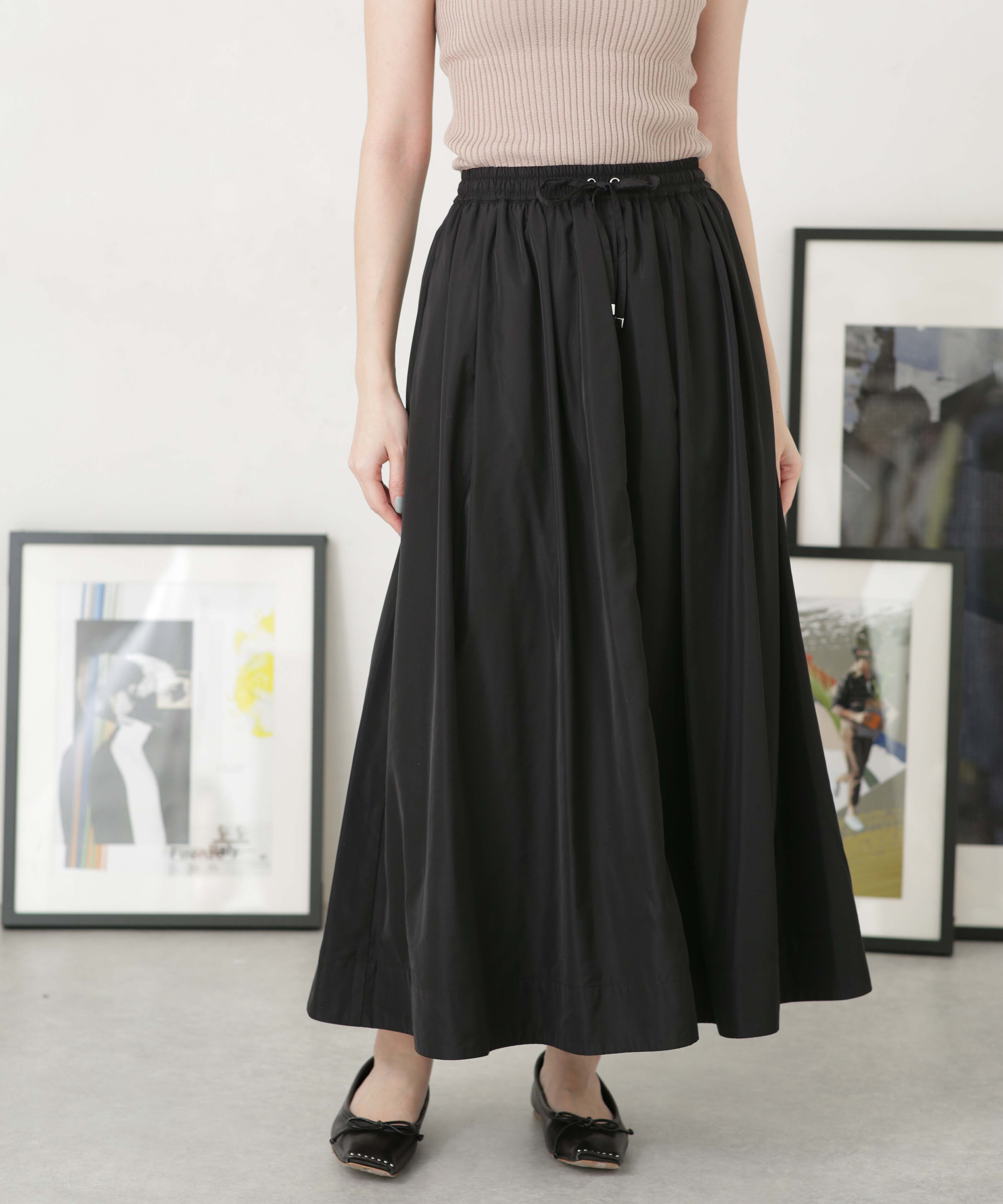 nano･universe「LB.04/タフタギャザーボリュームスカート」|スカート|