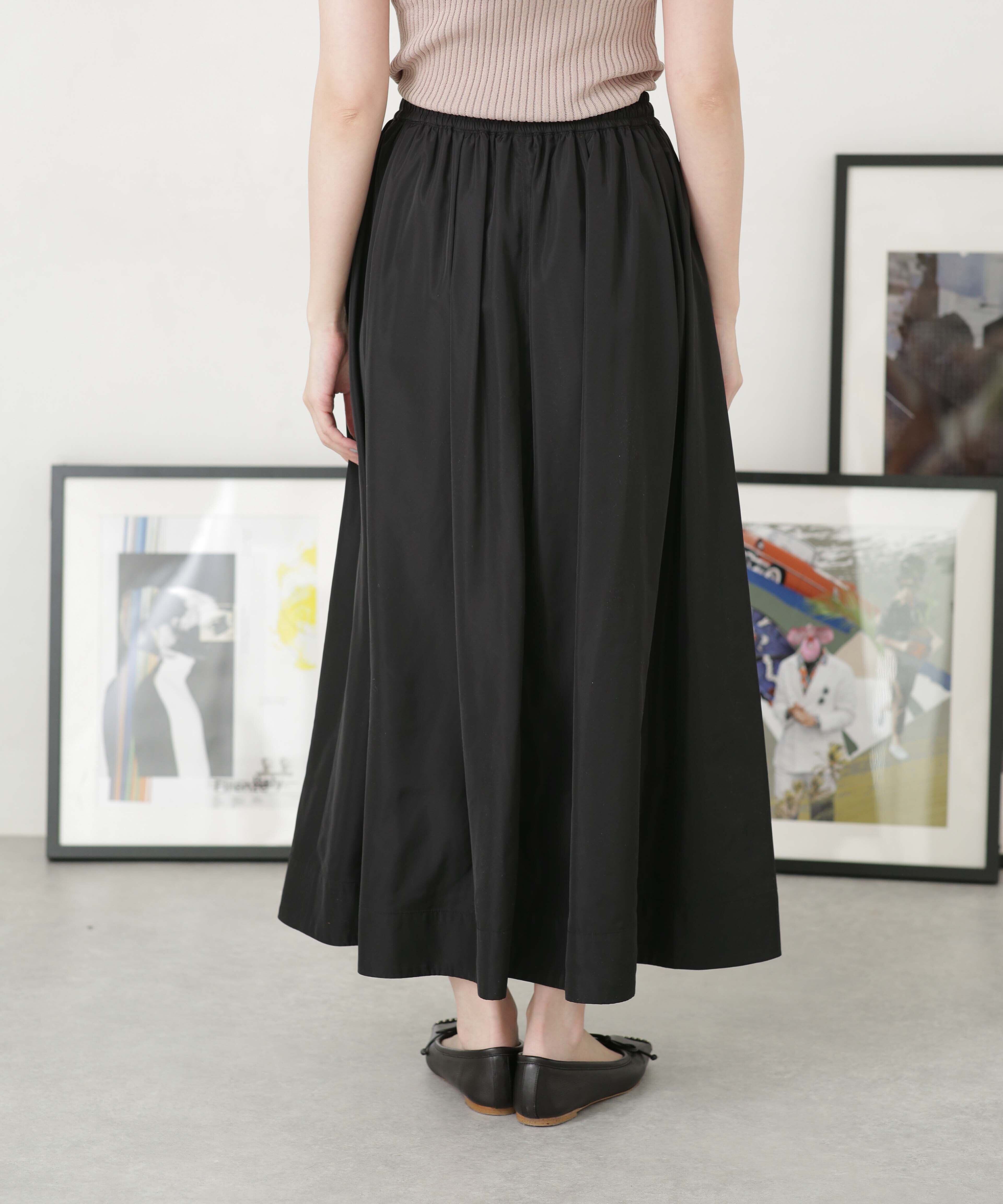 nano･universe「LB.04/タフタギャザーボリュームスカート」|スカート|