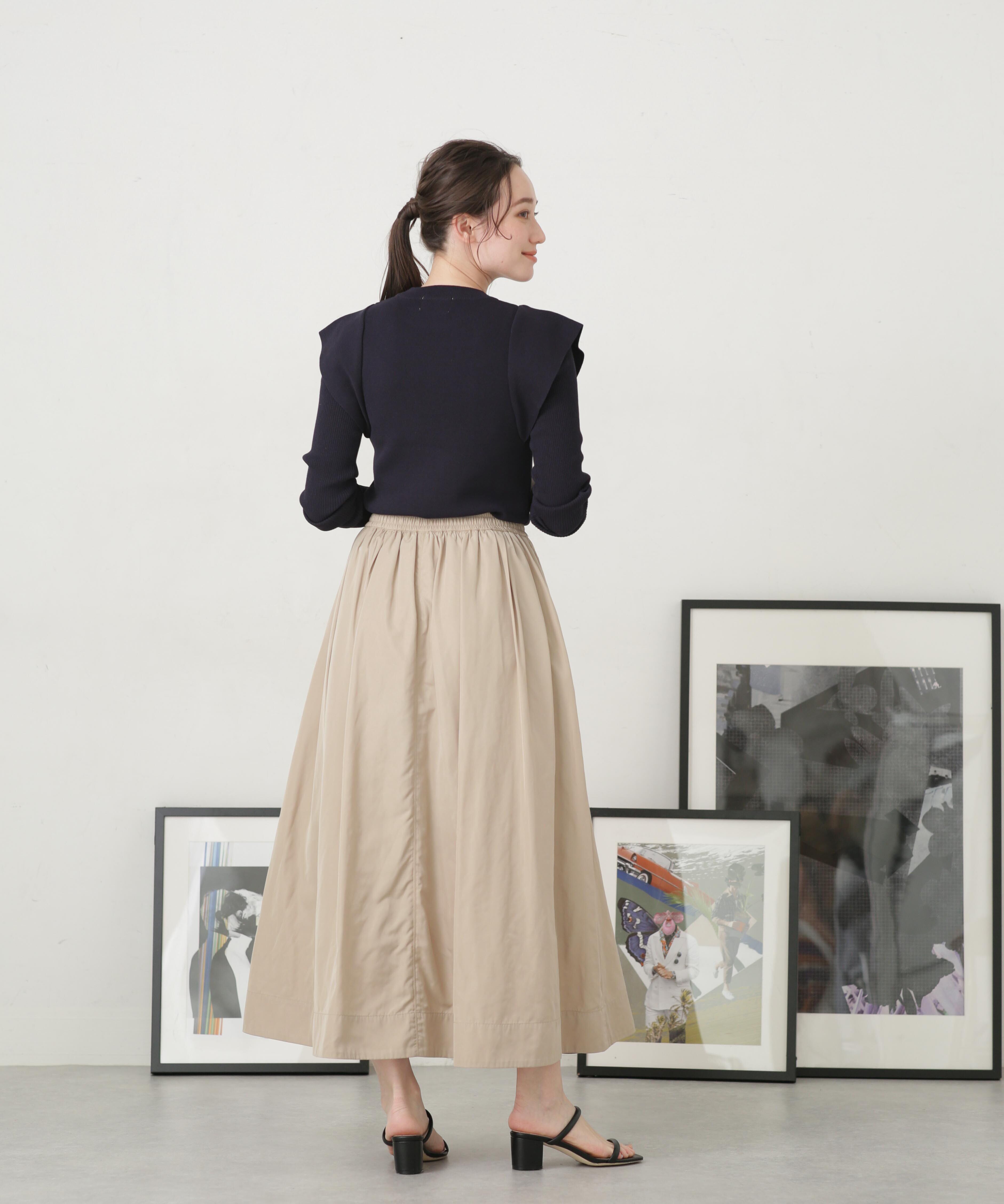 nano･universe「LB.04/タフタギャザーボリュームスカート」|スカート|