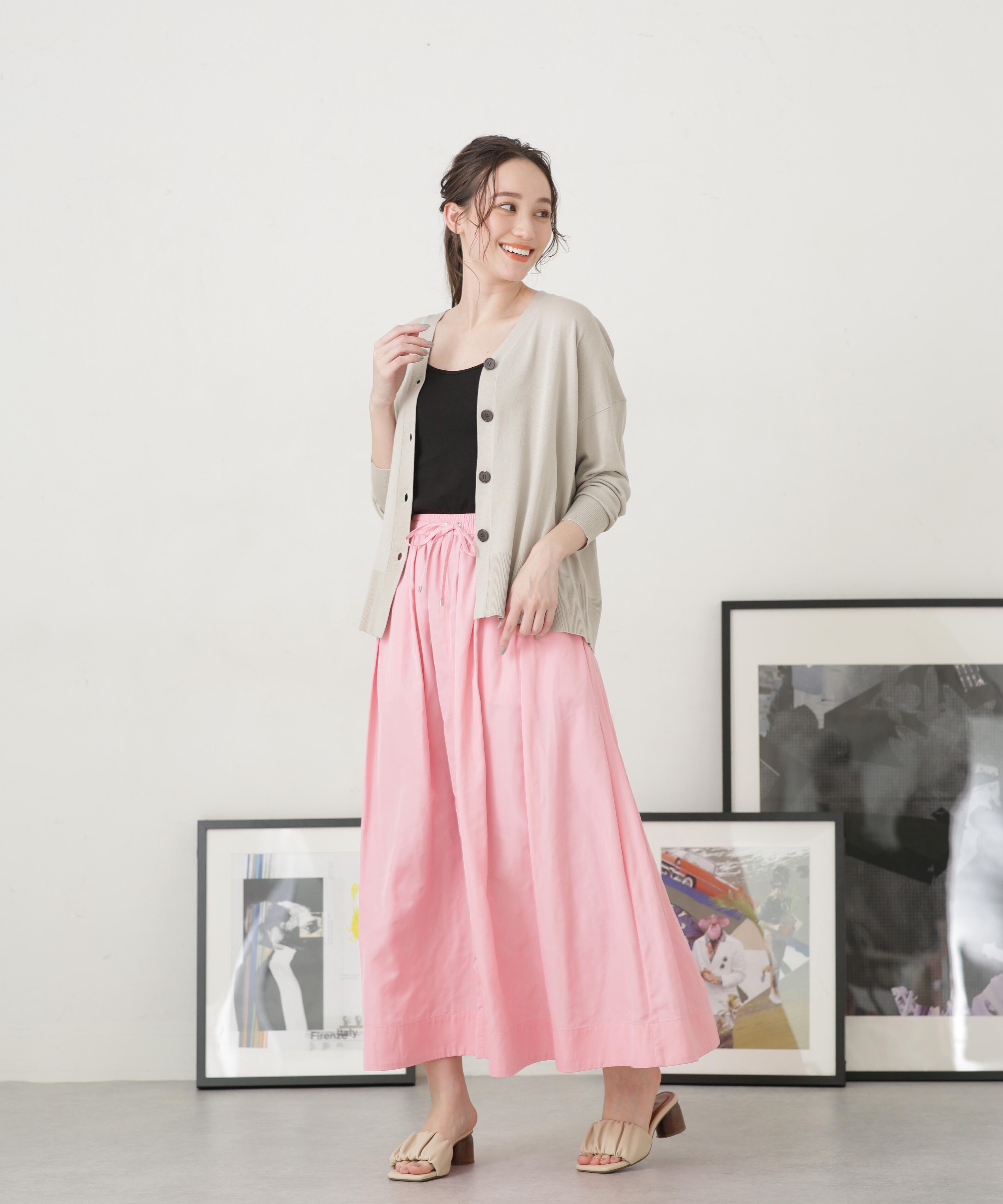 nano･universe「LB.04/タフタギャザーボリュームスカート」|スカート|