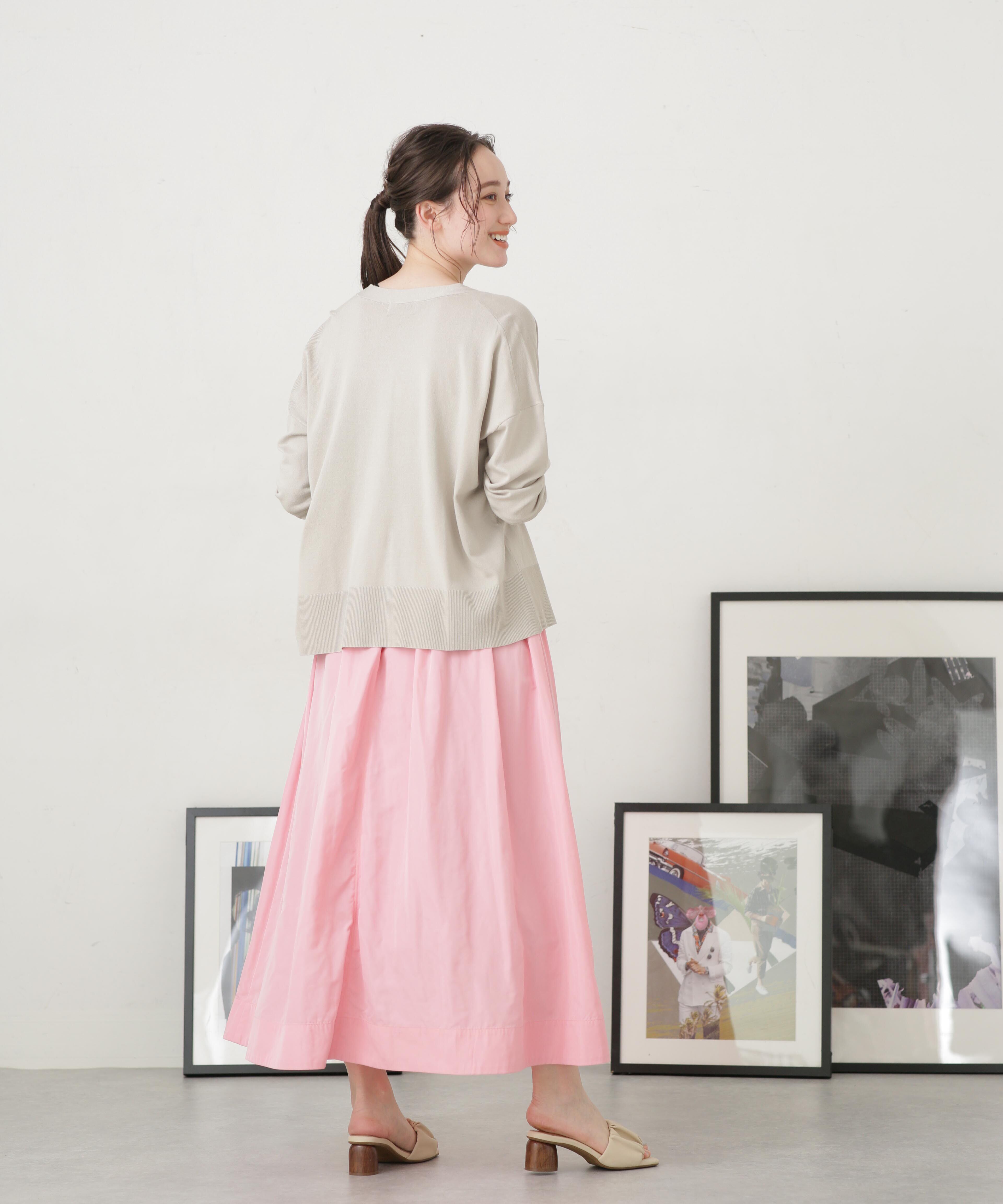 nano･universe「LB.04/タフタギャザーボリュームスカート」|スカート|