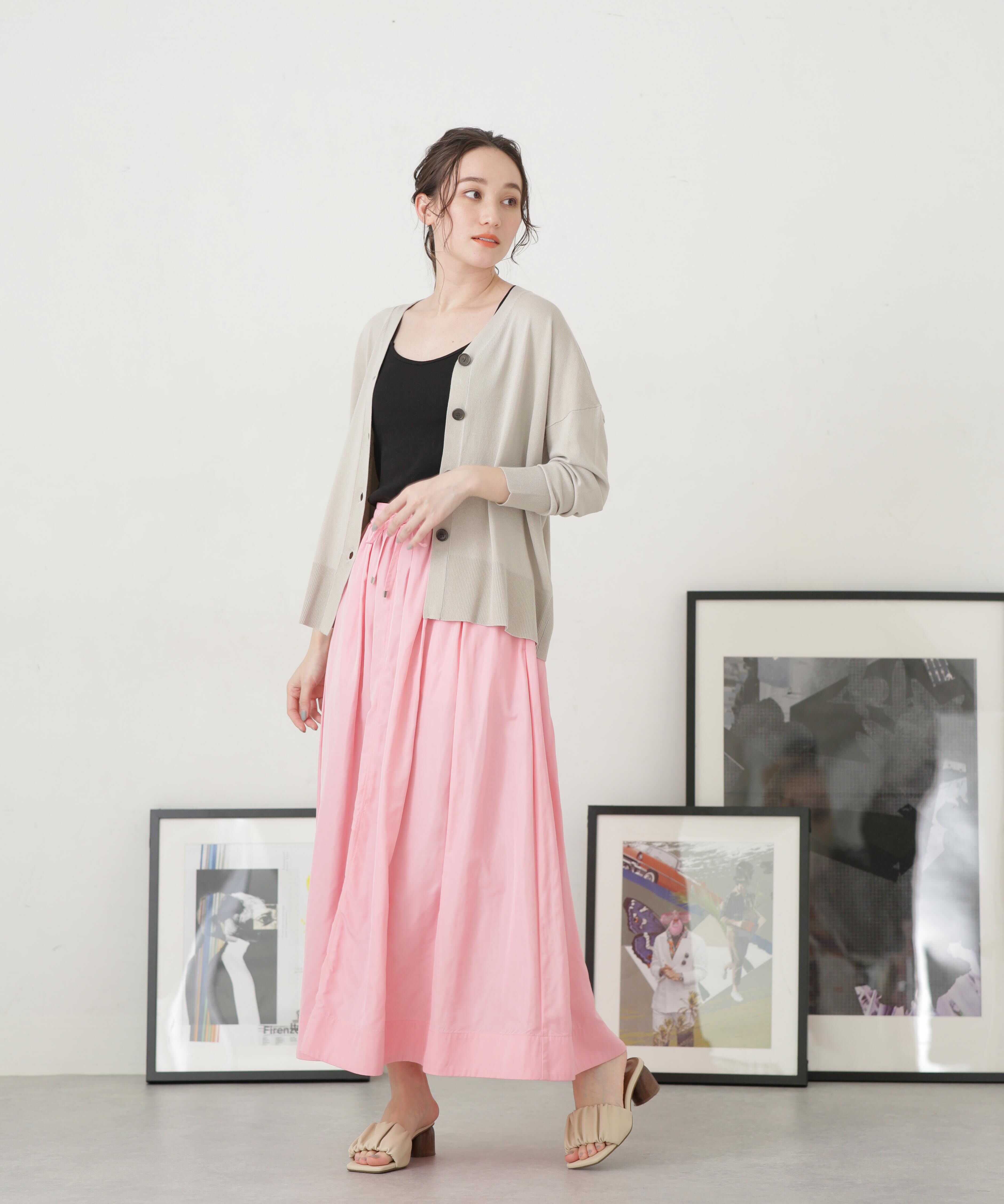 nano･universe「LB.04/タフタギャザーボリュームスカート」|スカート|