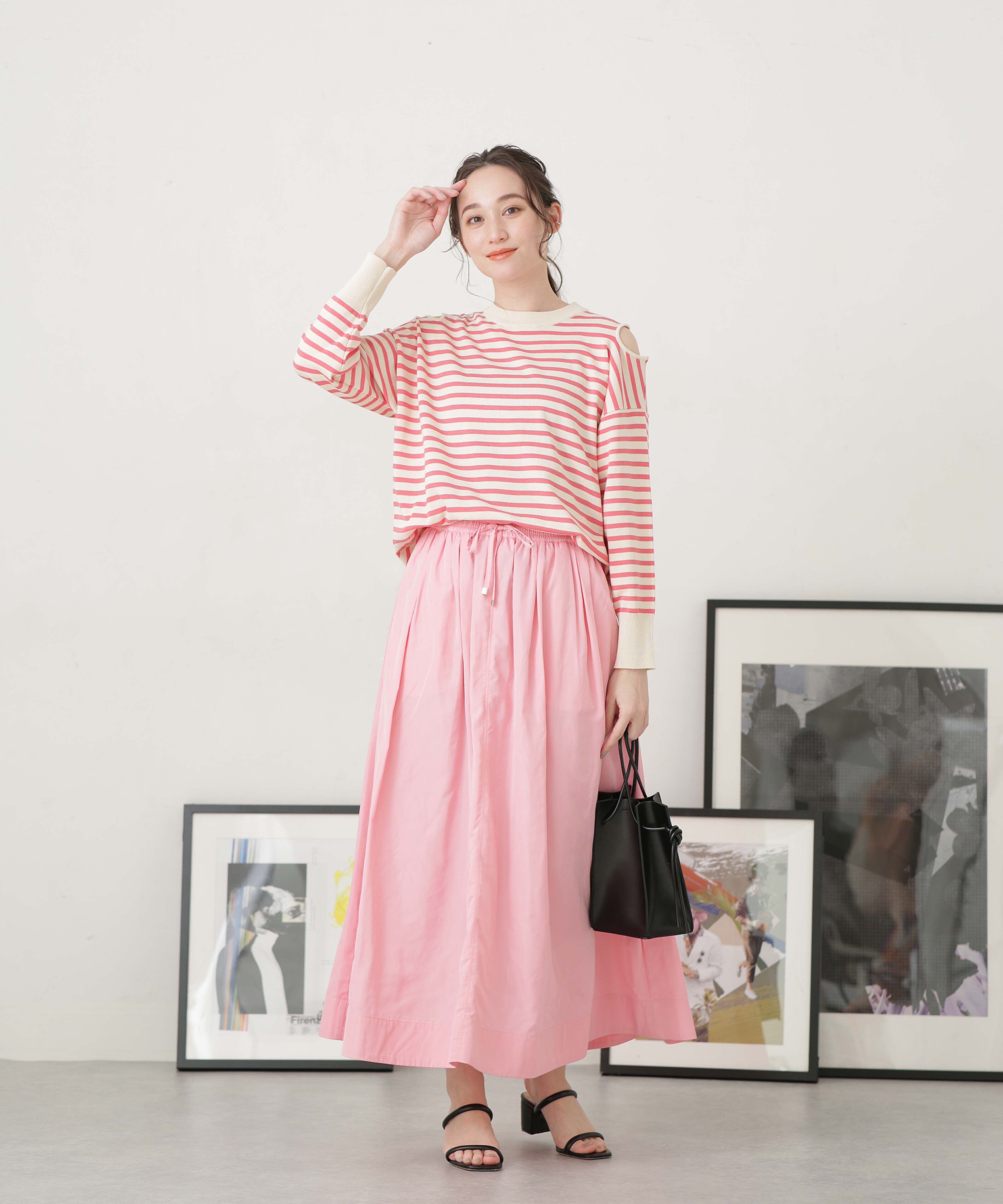 nano･universe「LB.04/タフタギャザーボリュームスカート」|スカート|