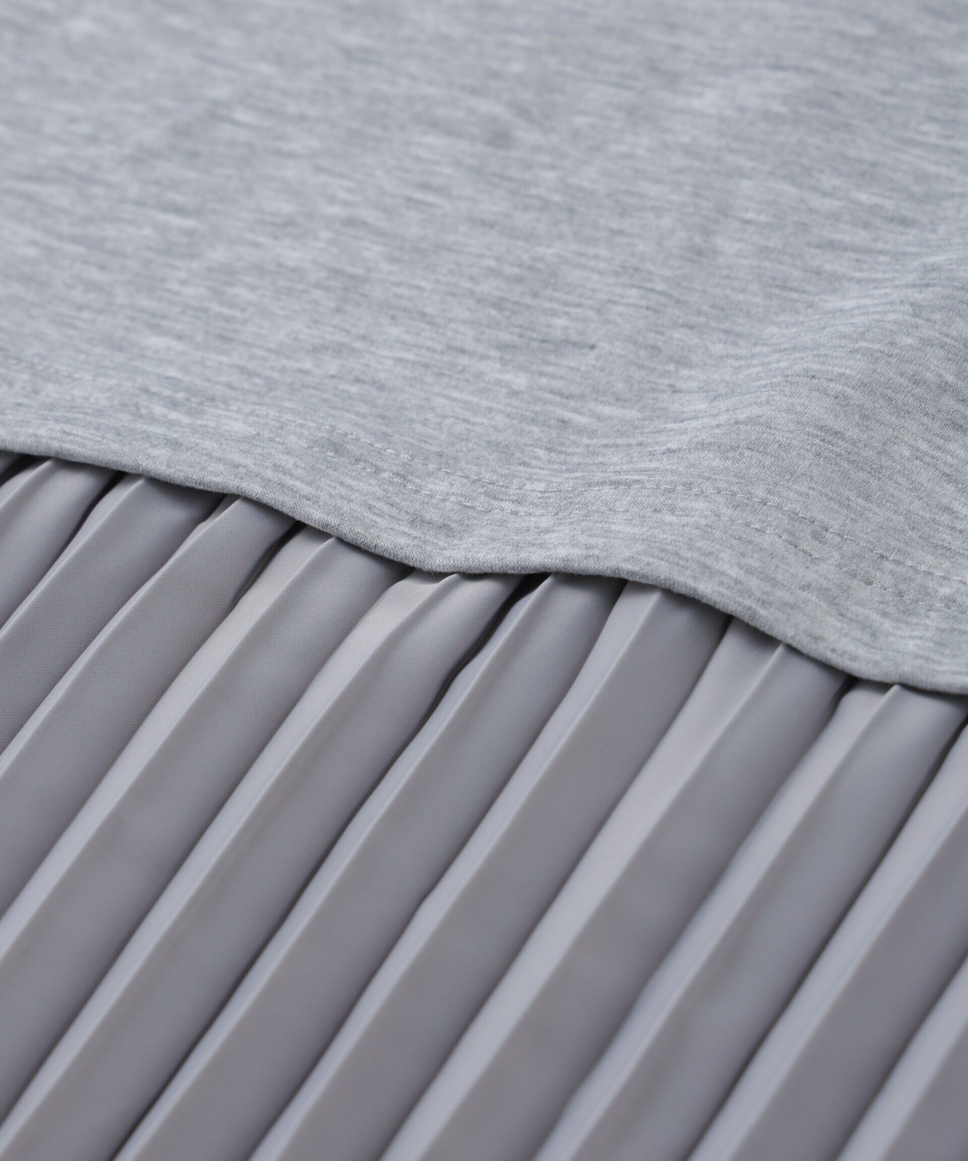 nano･universe「サテンプリーツドッキングワンピース」|ワンピース|