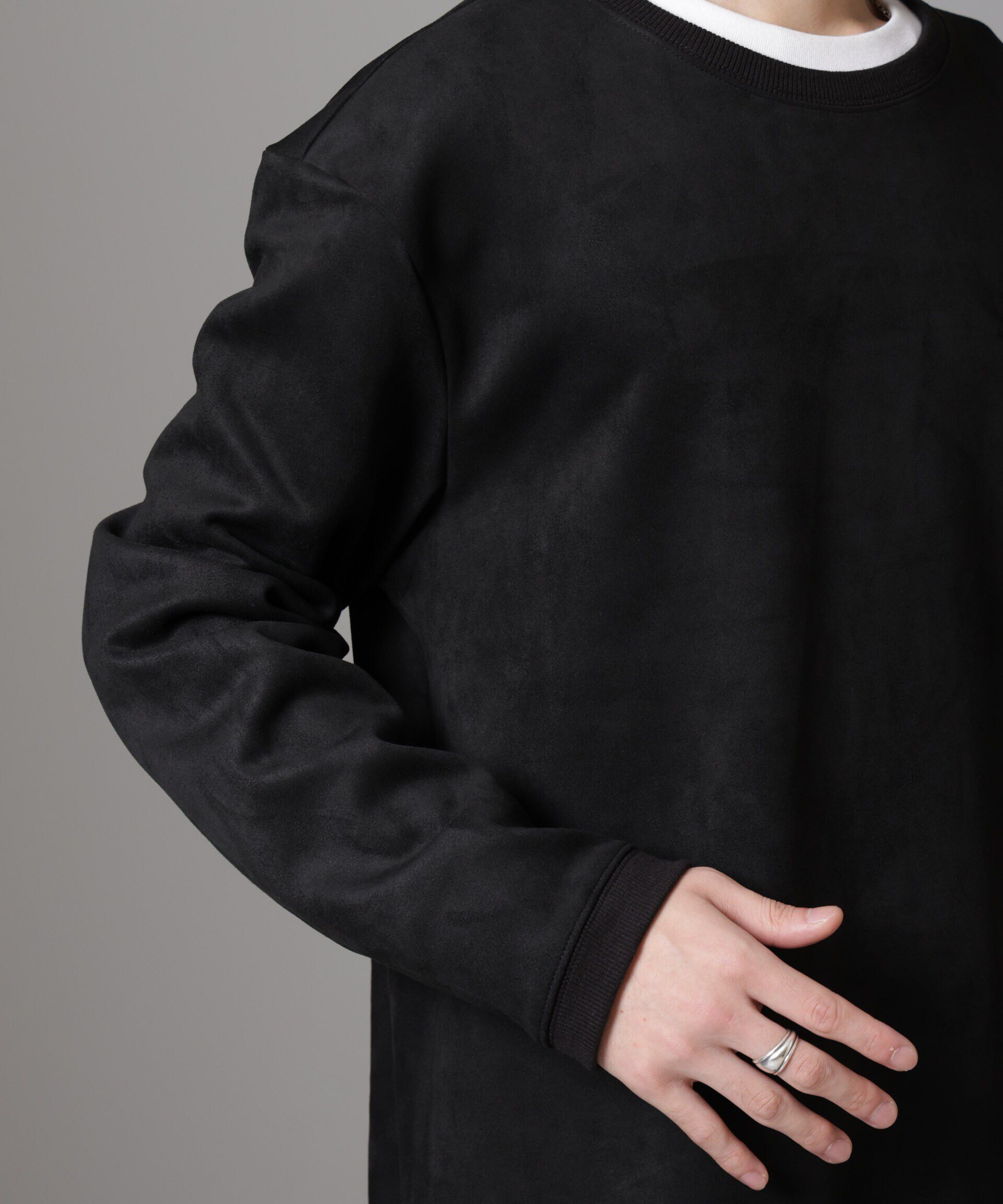 nano･universe「フェイクスエードプルオーバー 長袖」|Tシャツ・カットソー|