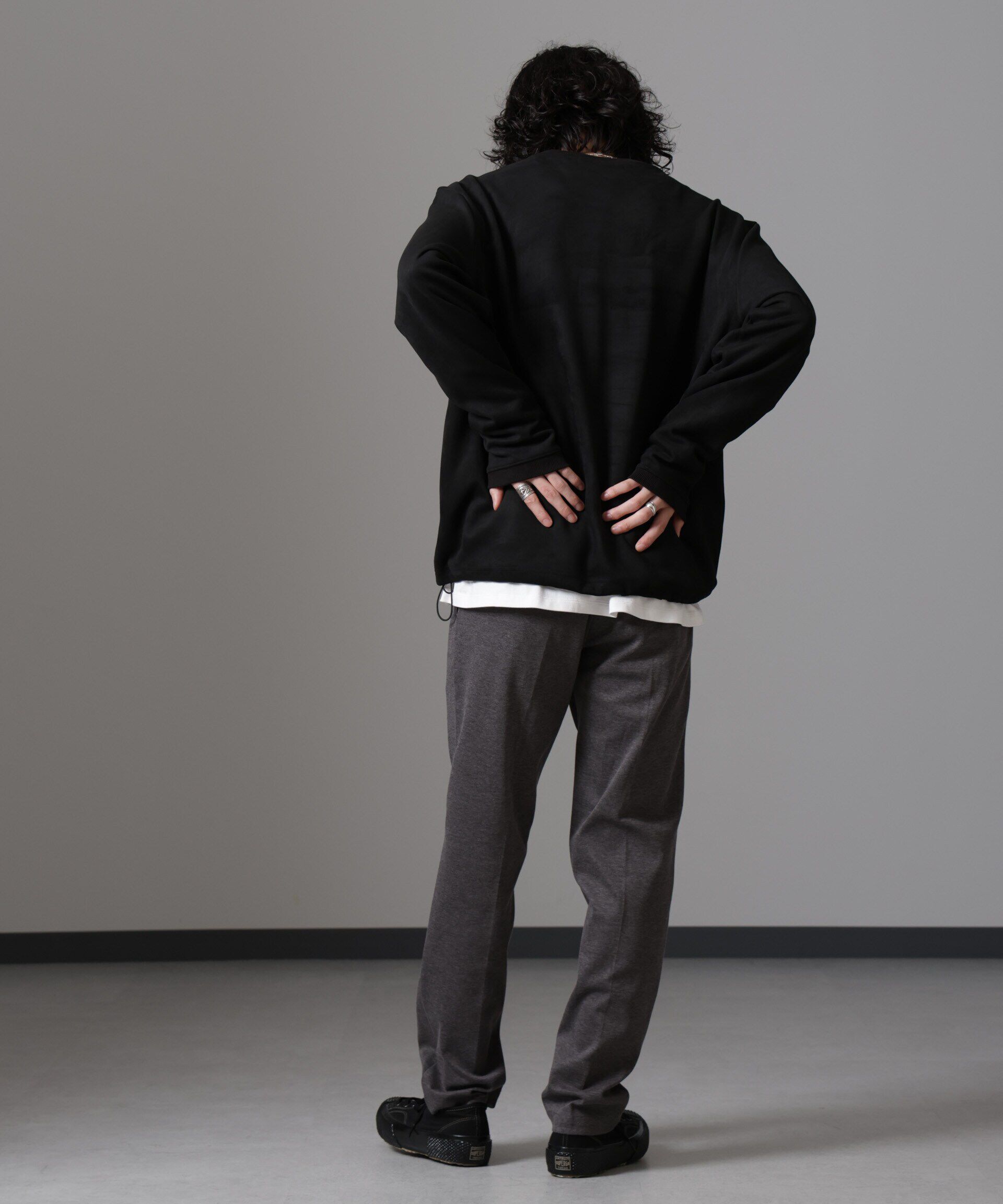 nano･universe「フェイクスエードプルオーバー 長袖」|Tシャツ・カットソー|