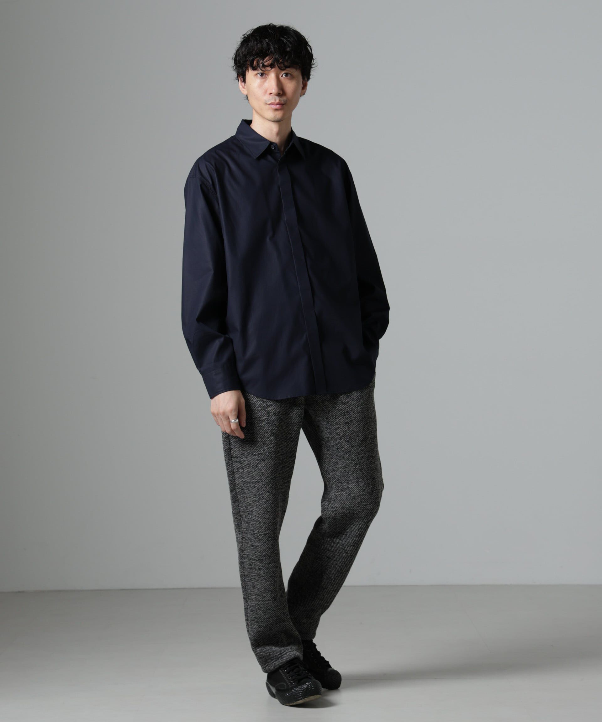 nano･universe「ニットフリースイージーパンツ(セットアップ可)」|チノ|