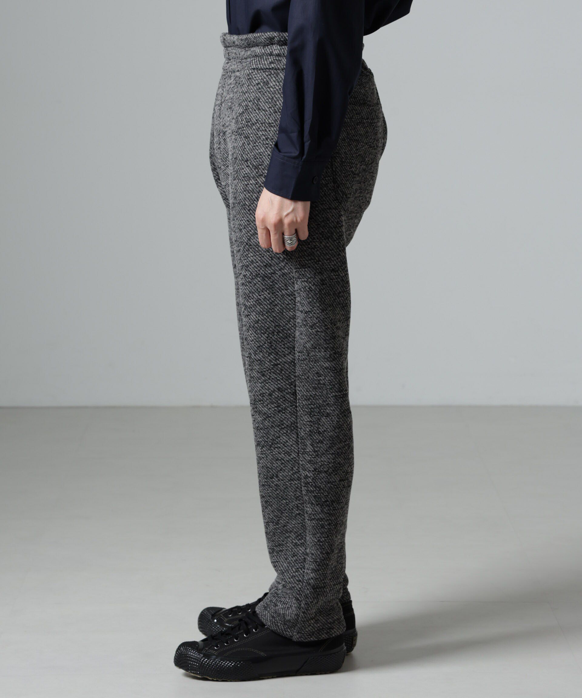 nano･universe「ニットフリースイージーパンツ(セットアップ可)」|チノ|