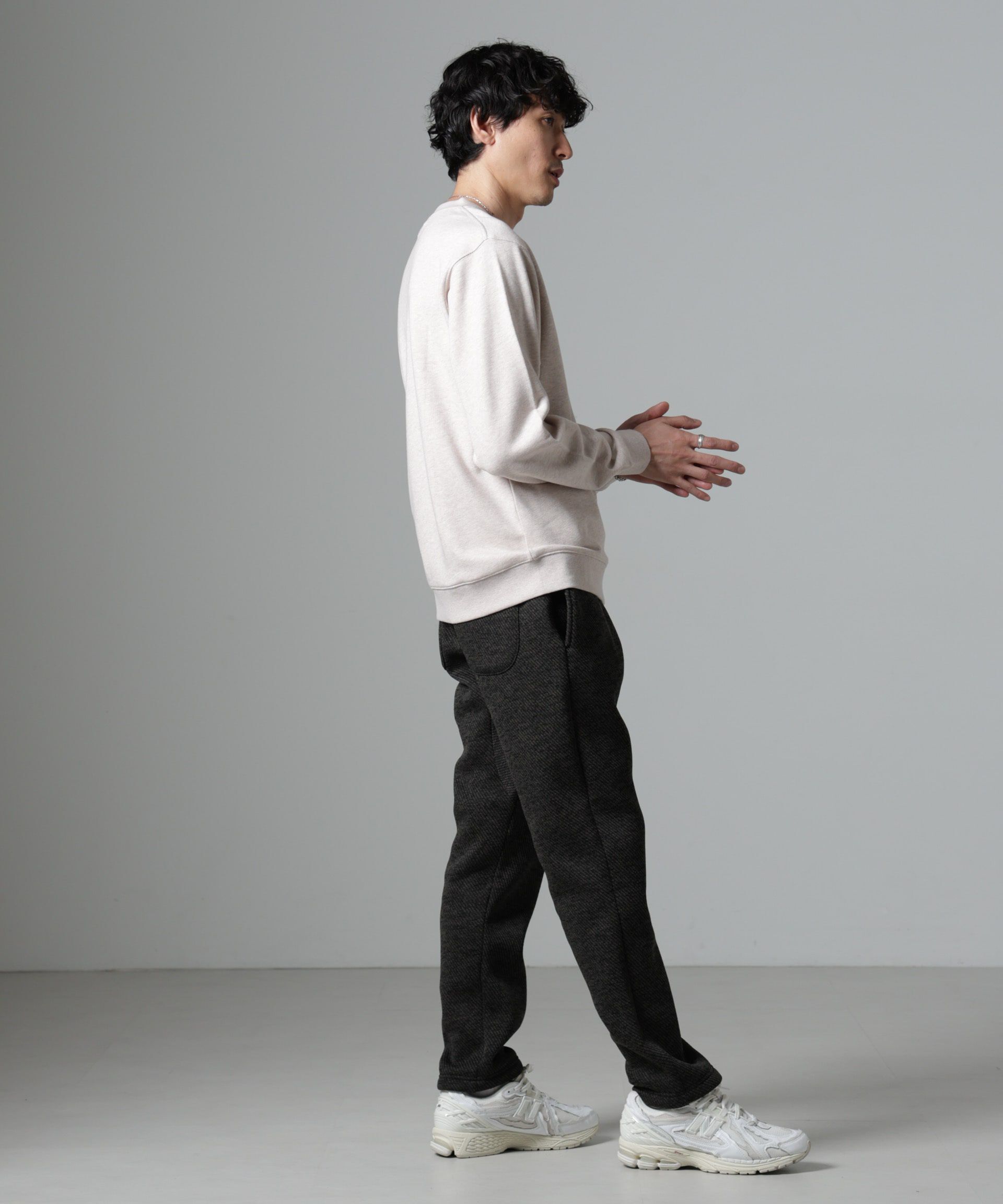 nano･universe「ニットフリースイージーパンツ(セットアップ可)」|チノ|