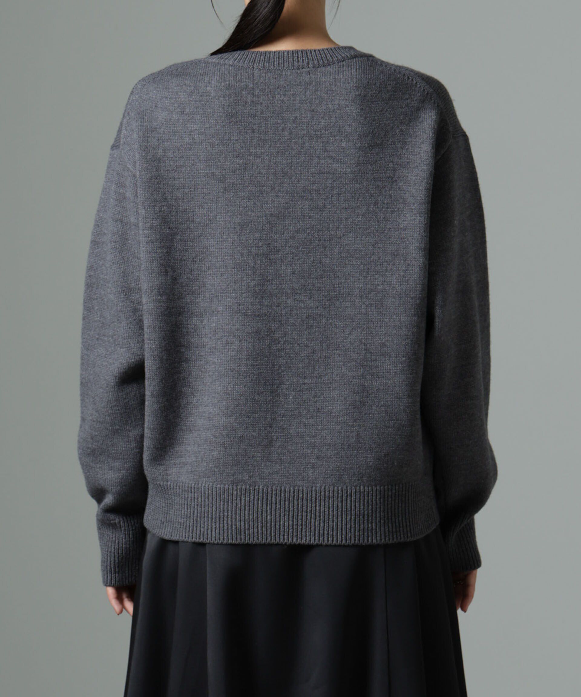 nano･universe「ロゴニットプルオーバー」|ニット・セーター|