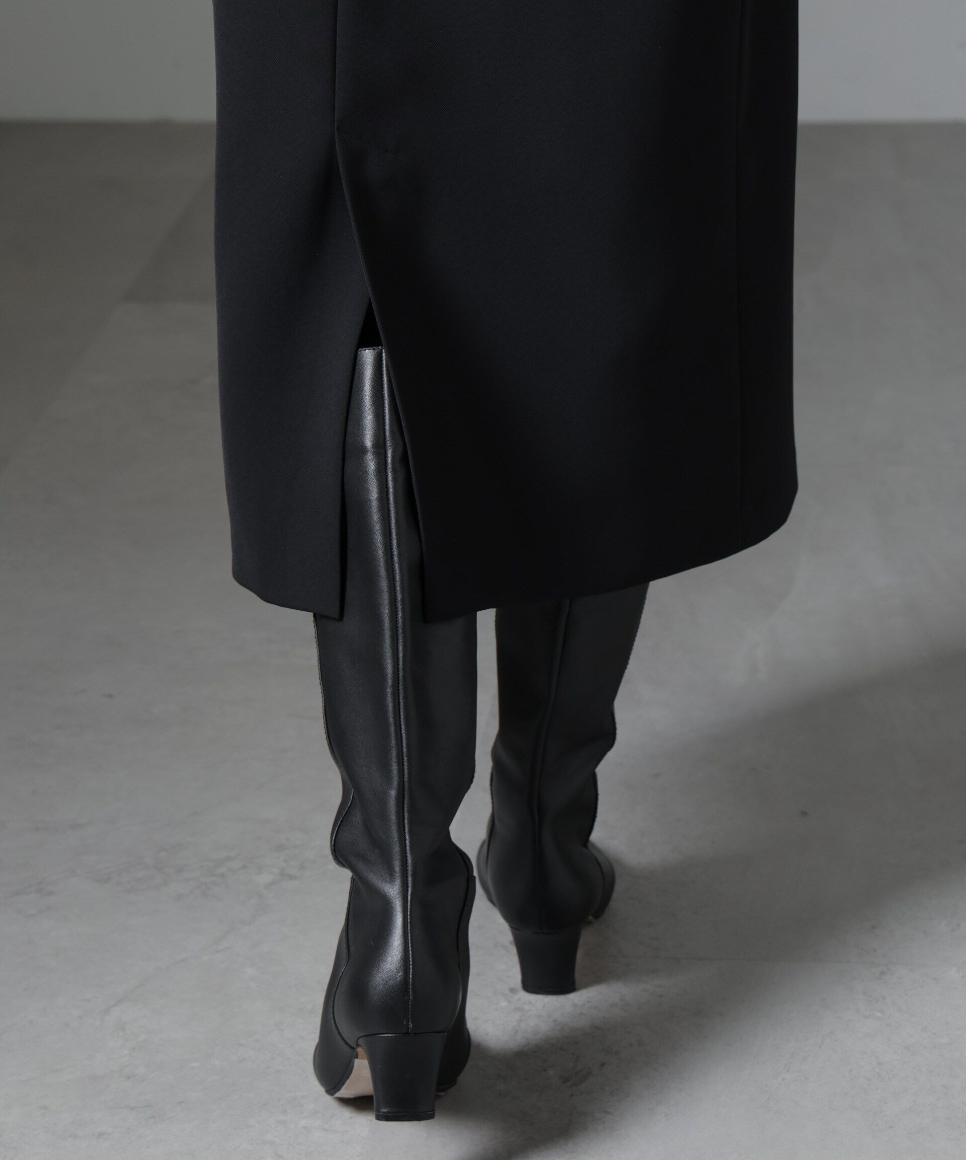 nano･universe「ドット刺繍チュールスリーブワンピース」|ワンピース|