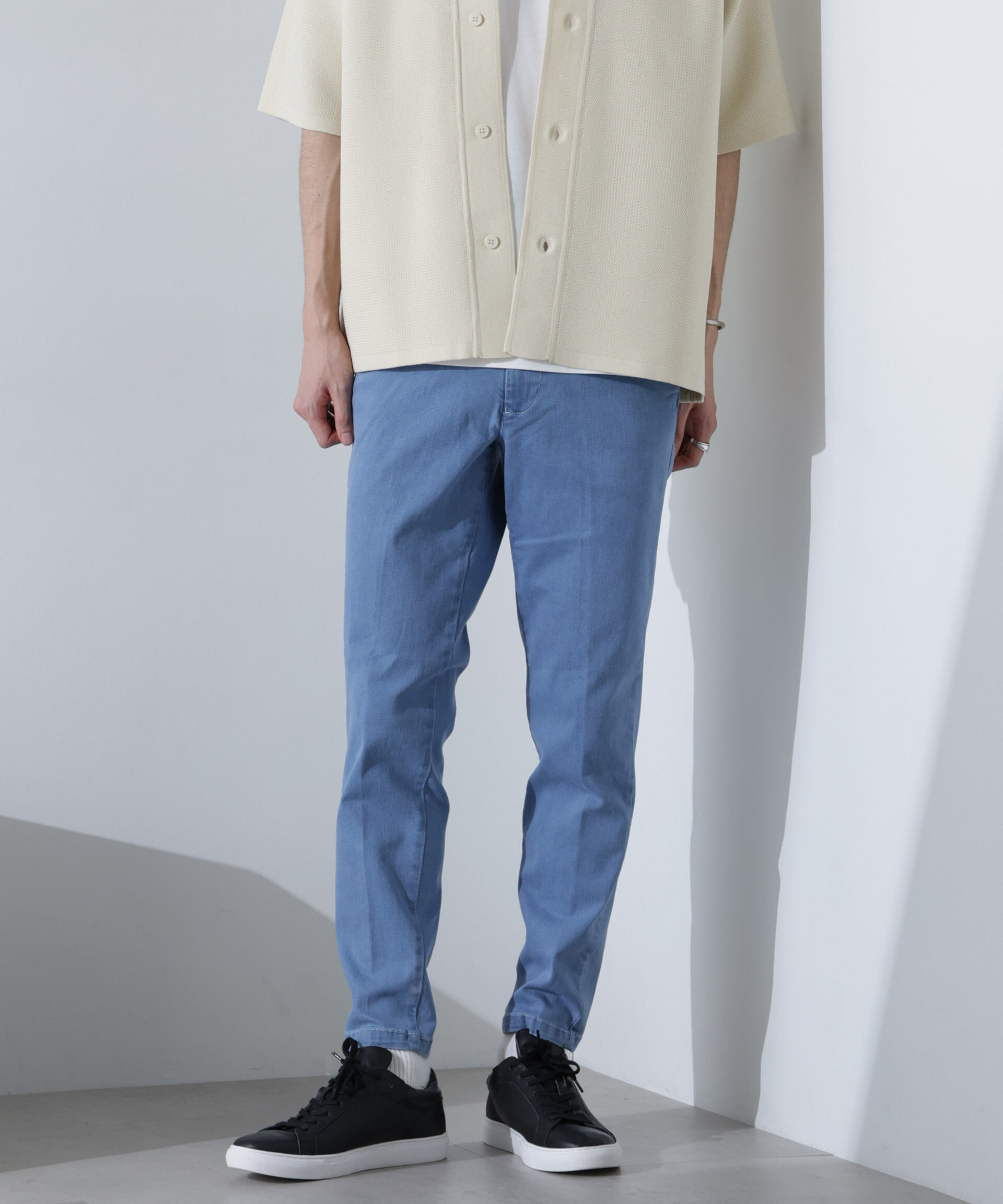 nano･universe「NORMANBROS別注 ストレッチイージーデニム」|チノ|