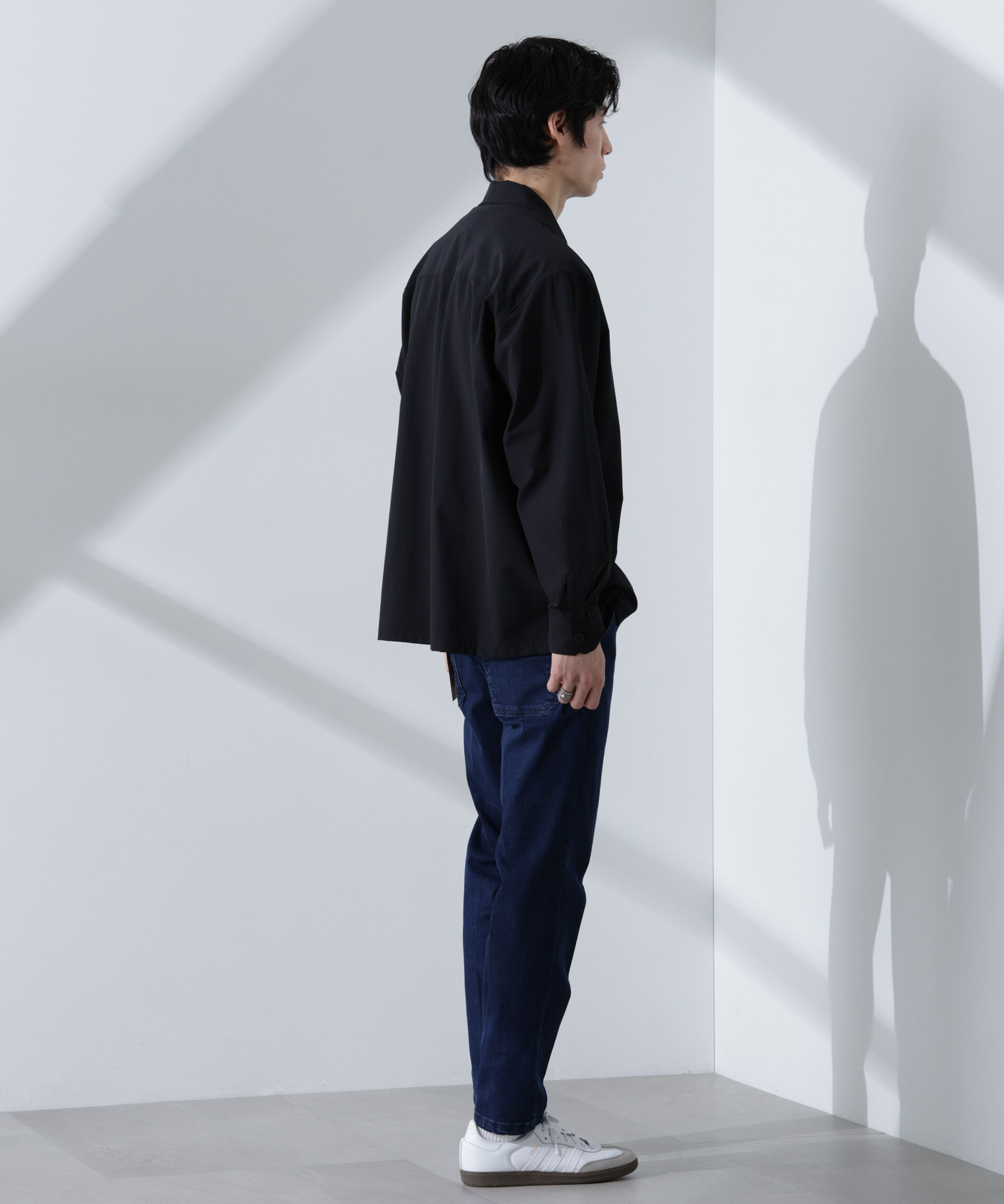 nano･universe「NORMANBROS別注 ストレッチイージーデニム」|チノ|