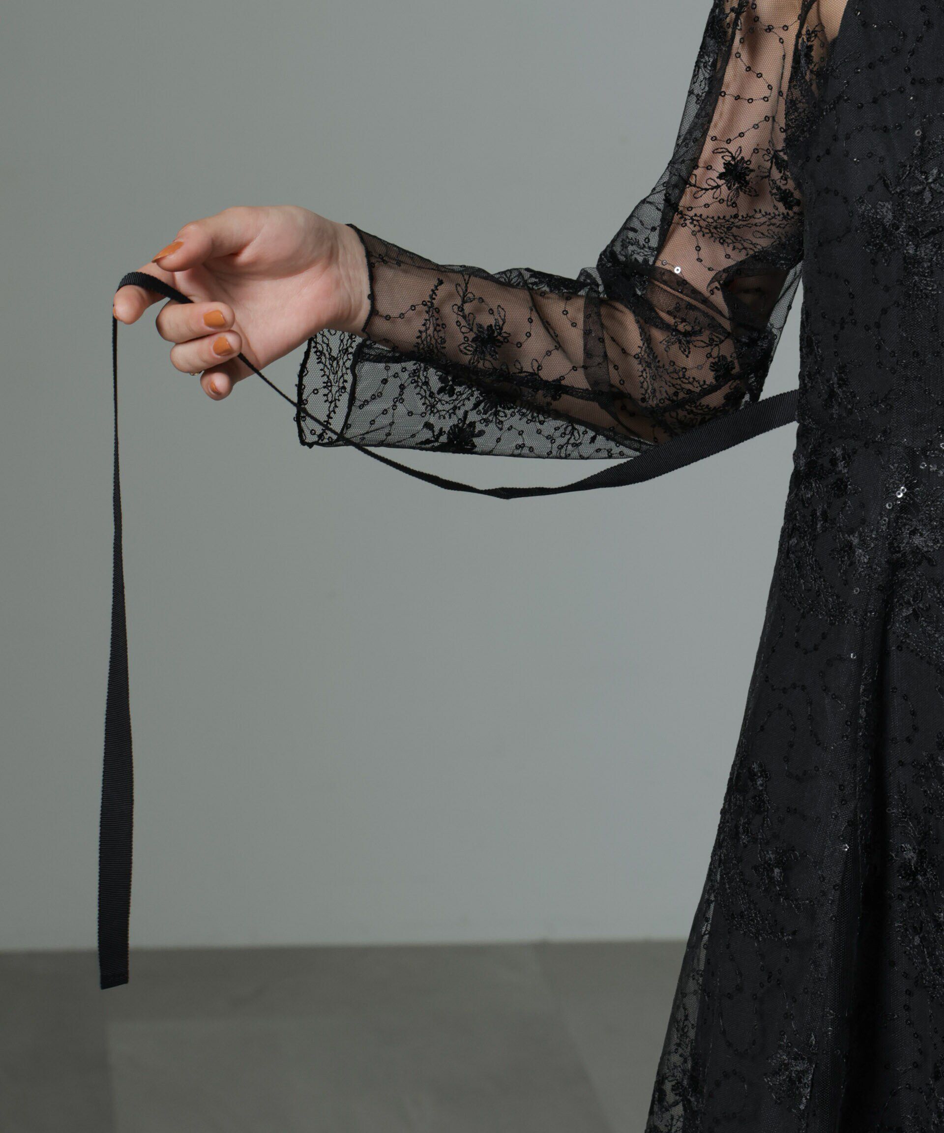 nano･universe「kaene/スパンコールエンブロイダリードレス」|ワンピース|