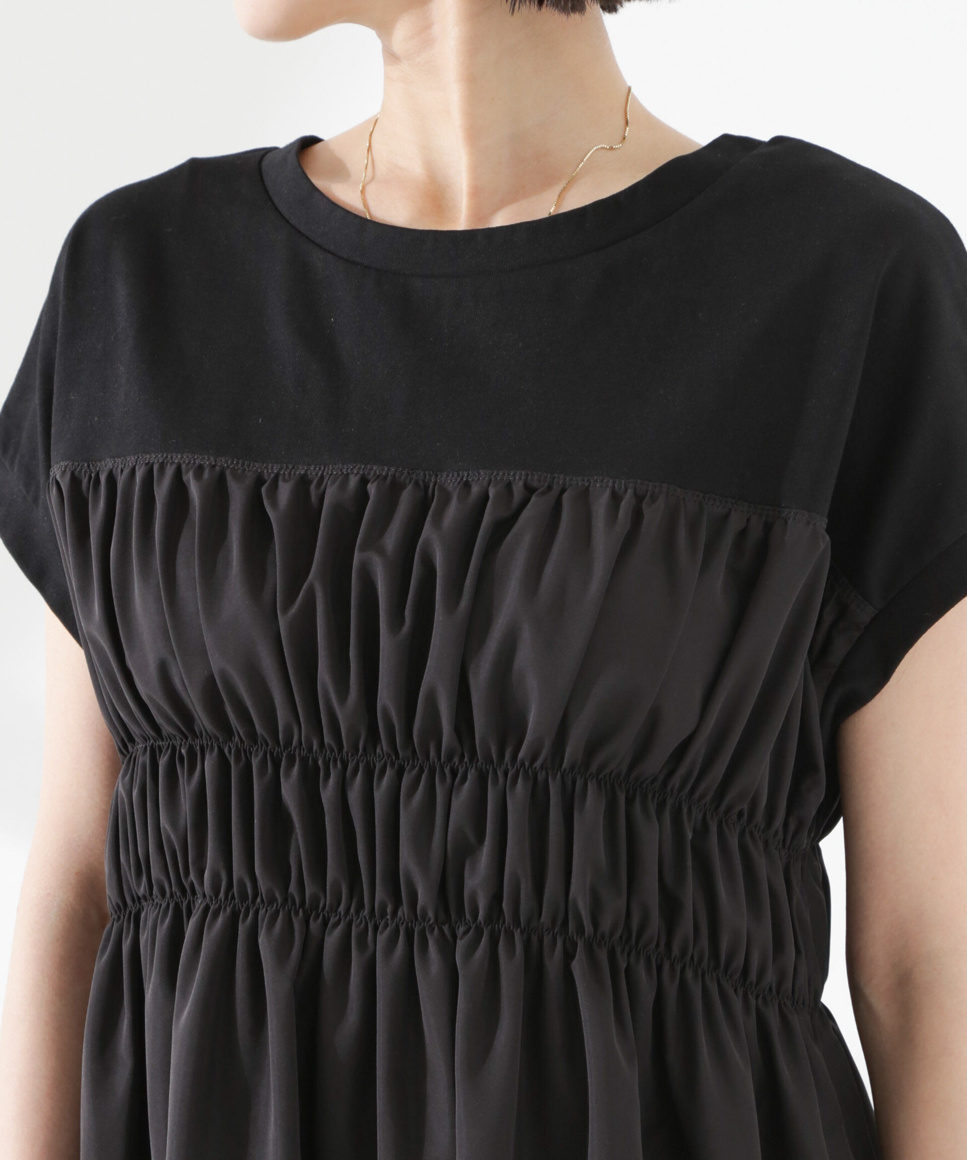 nano･universe「フロントシャーリングドッキングワンピース」|ワンピース|