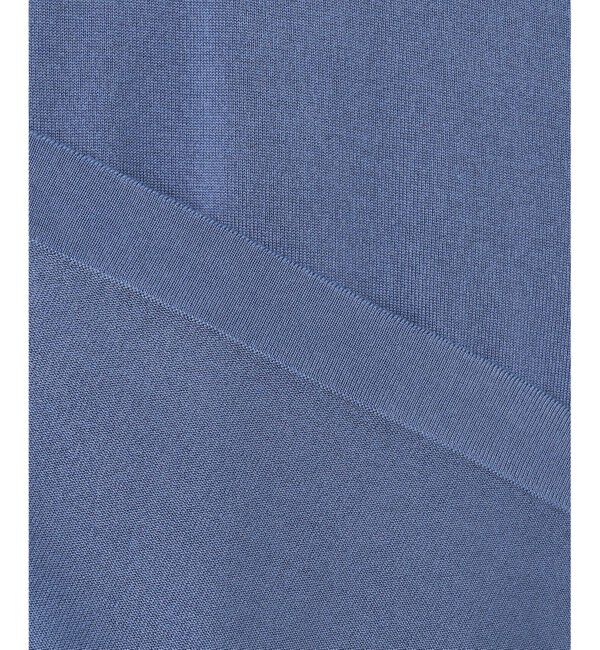 自由区「【カタログ掲載・接触冷感・UVケア・洗える】ドレーピードルマンスリーブ ニットソー」|Tシャツ・カットソー|