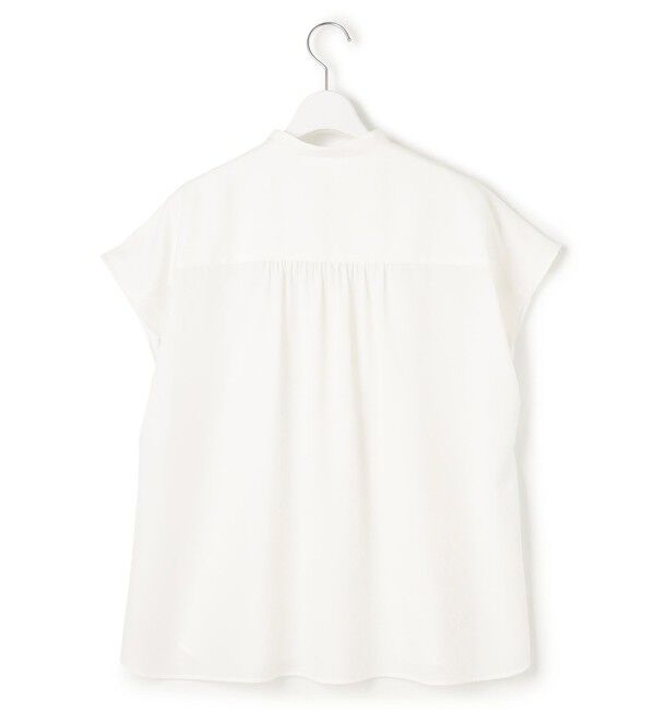 23区「【洗える】エンブロイダリー コンビ ブラウス」|シャツ・ブラウス|