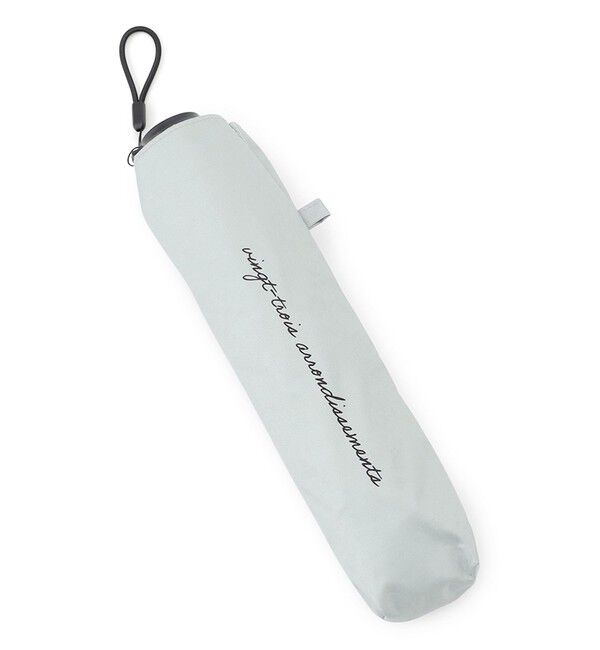 23区「【晴雨兼用/UVカット】ボーダーチェーン柄 折り畳み傘」|傘|