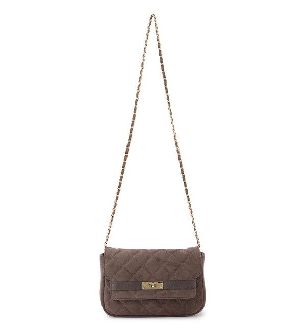 23区「スエード キルティング ショルダーバッグ」|ショルダー・メッセンジャー|