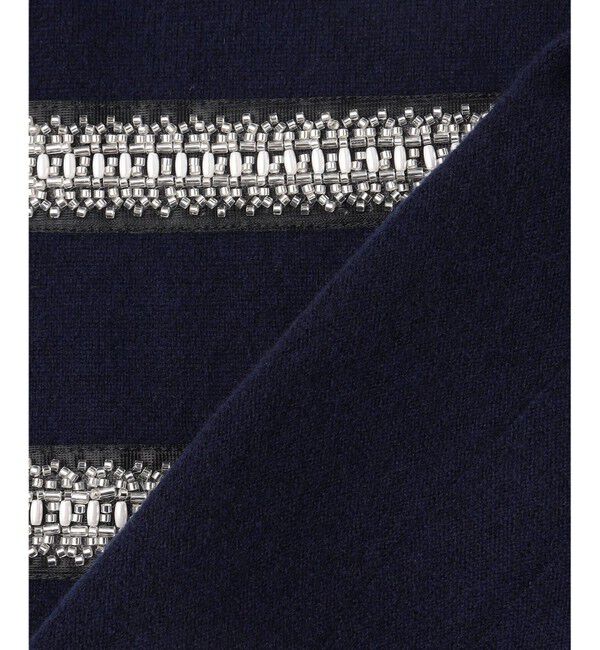 23区「【WEB&一部店舗限定/滝沢眞規子さん着用】ビジューボーダー ニット」|ニット・セーター|