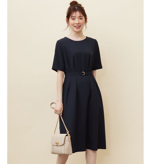 any SiS「【UVカット / 接触冷感 / 吸水速乾】スマートビューティストレッチ ワンピース」|ワンピース|ネイビー