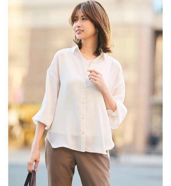 ANY SIS「シアーコンビテレコ タンクトップ」|タンクトップ|