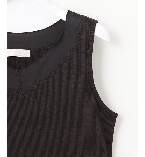 ANY SIS「シアーコンビテレコ タンクトップ」|タンクトップ|