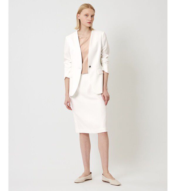 BEIGE,「【S-size】CAROLE / ノーカラージャケット」|ノーカラージャケット|