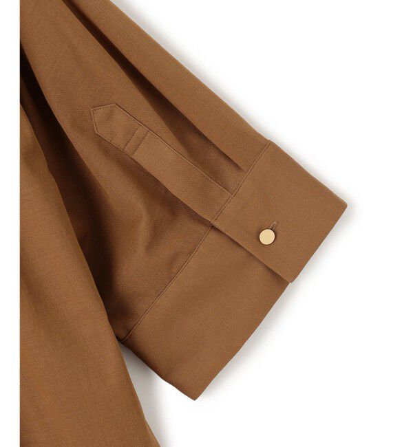 BEIGE,「【洗える・Oggi 10月号掲載】BAC / コットンビックポケットスタンドカラーシャツ」|シャツ・ブラウス|