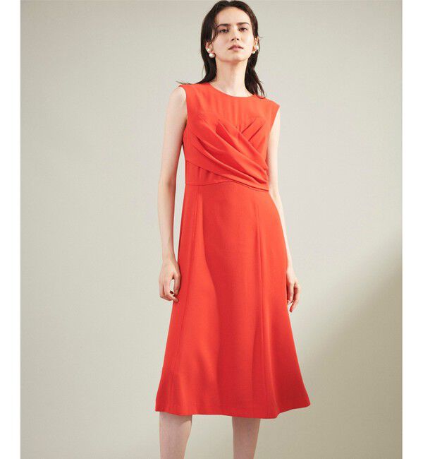 Grace Class「トリアセドレープフレアワンピース」|ワンピース|