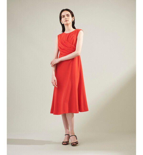 Grace Class「トリアセドレープフレアワンピース」|ワンピース|